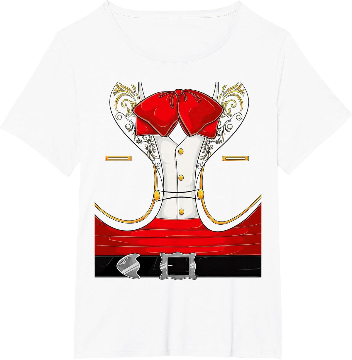 Mariachi Charro Cinco De Mayo T-Shirt Halloween Costume Tee Mexican Shirt - White