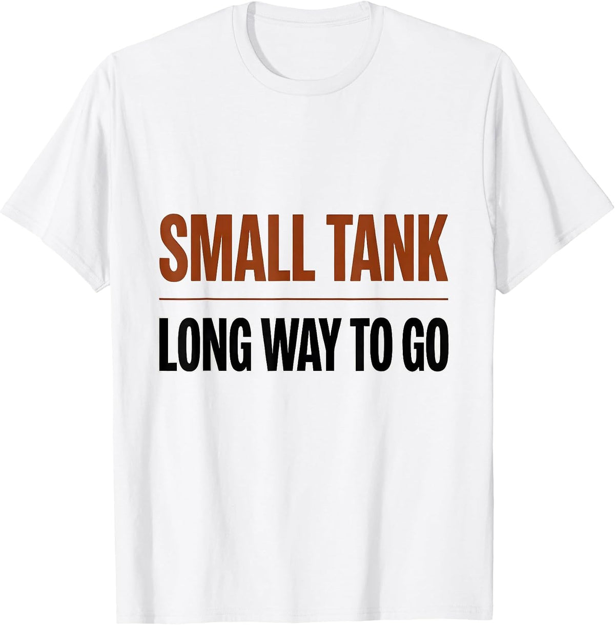 Men's Small Tank, Long Way To Go Retro Van Life Road Trip T-Shirt - White
