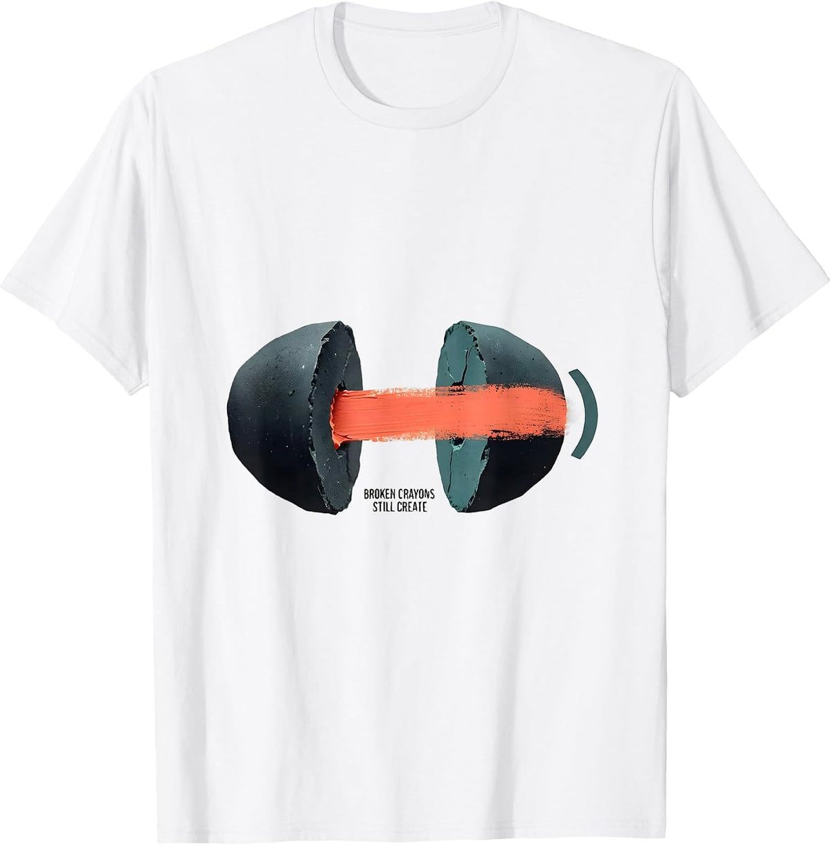 Men's Broken Crayons Still Create Mental Health Awareness Support T-Shirt - White