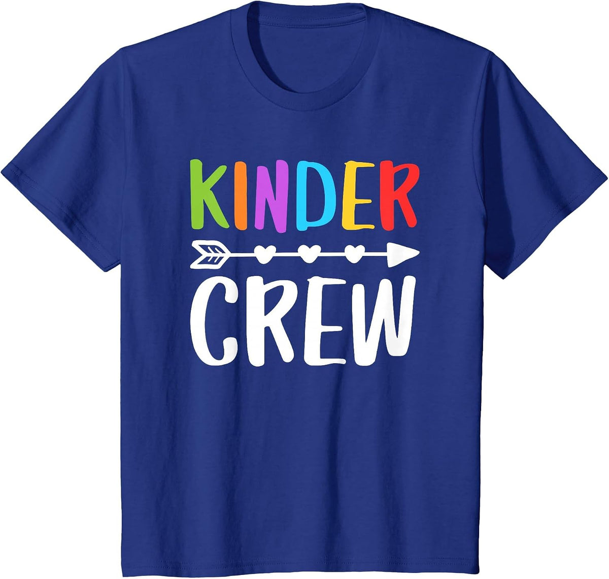 Children's Crew T-Shirt Nursery Teacher Student Shirt T-Shirt - Royal Blue