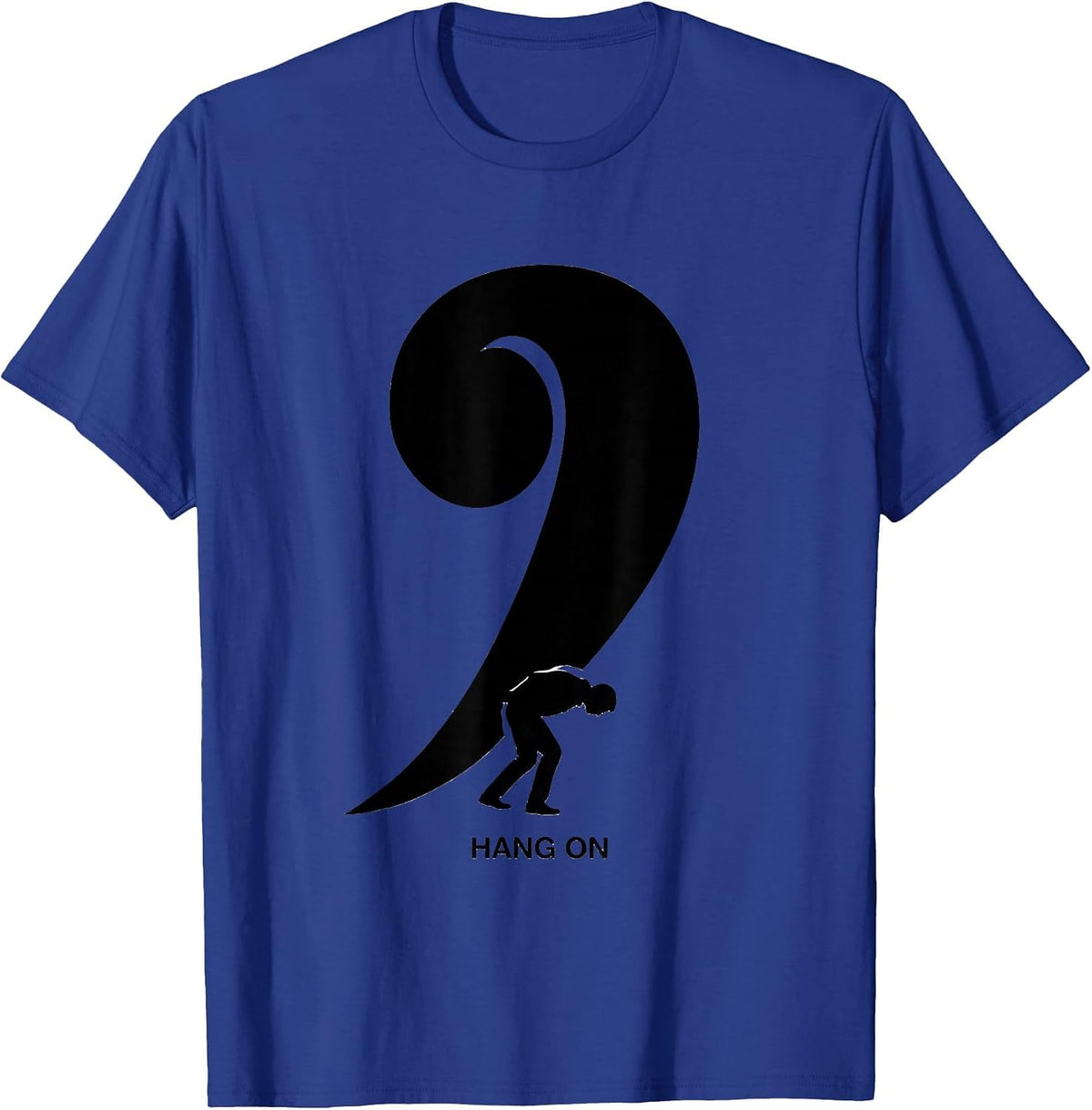 Men's Hang On Funny Grammar Police Punctuation Humor Teacher Gift T-Shirt - Royal Blue