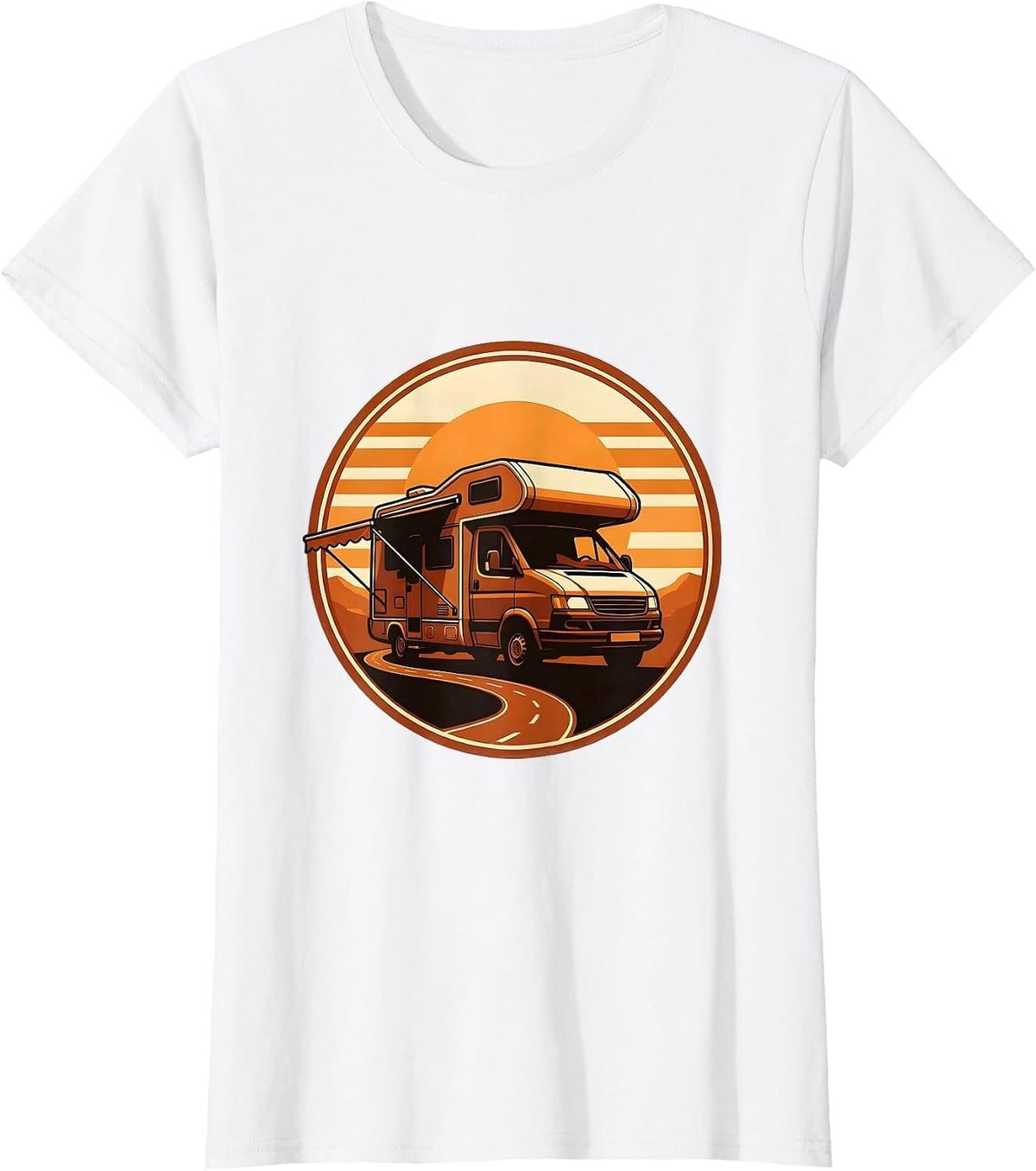Sealed Camper Van Badge Retro Van Life Dwellers T-Shirt - White
