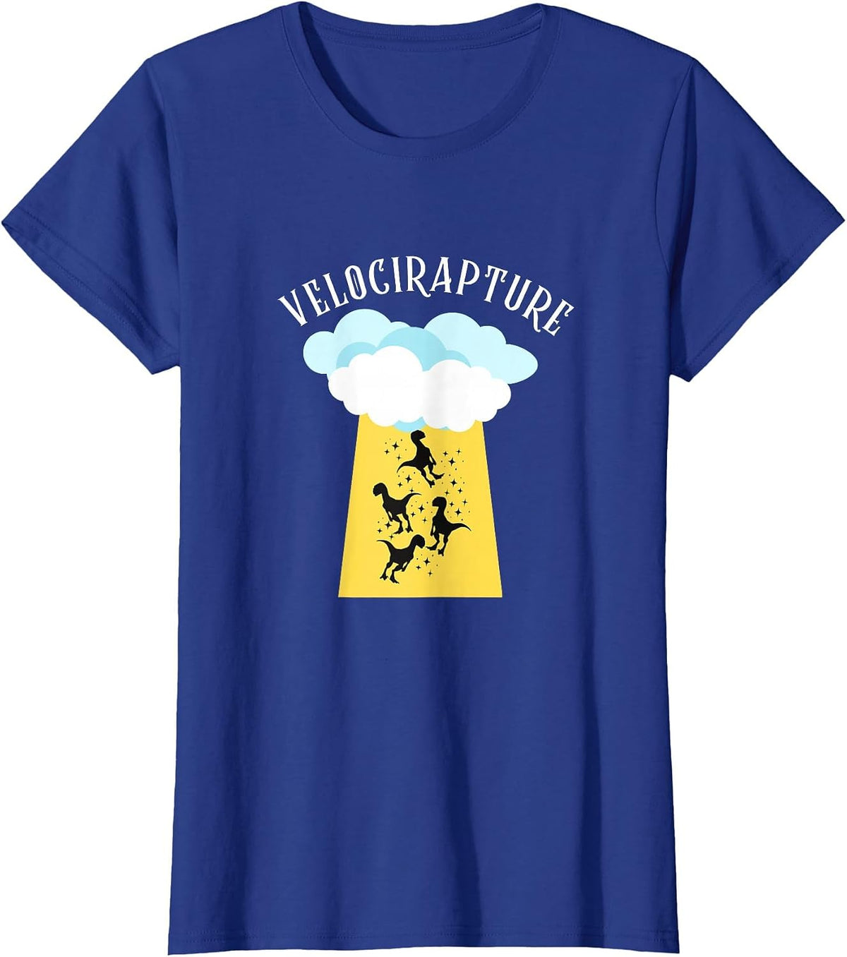 Velocirapture - Funny Dinosaur Raptor Joke T-Shirt - Royal Blue