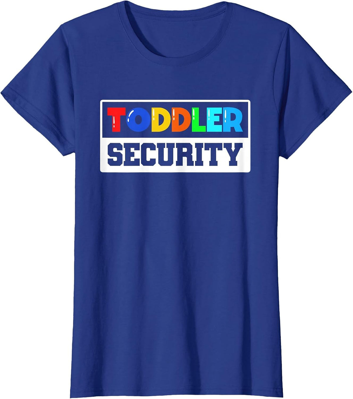 Childcare Toddler Security Daycare Teacher T-Shirt - Royal Blue