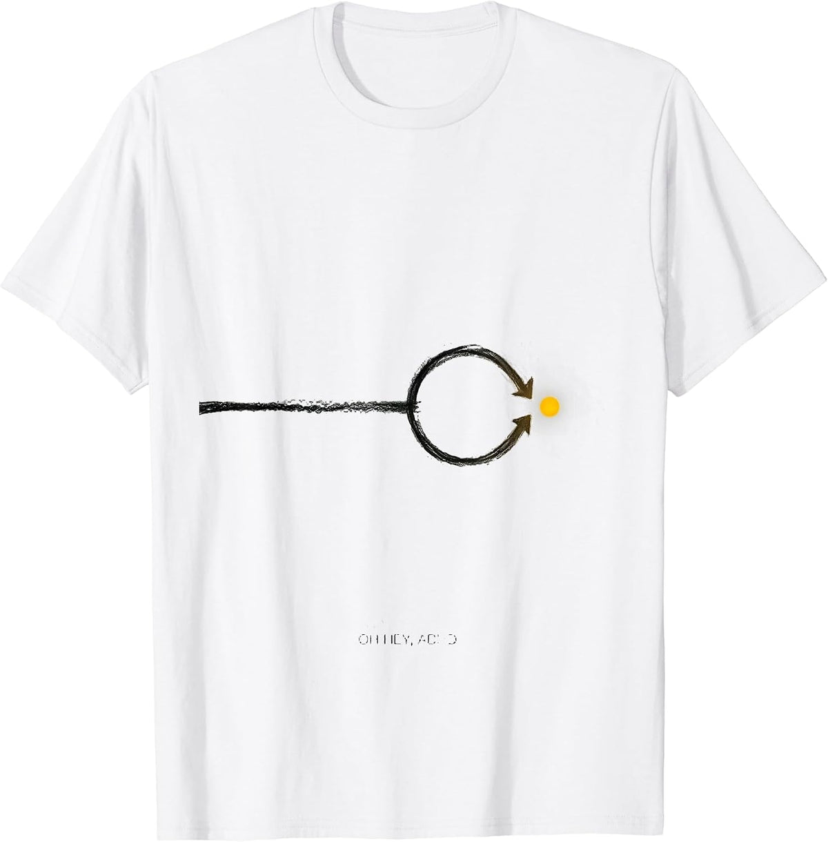 Men's Oh Hey, ADHD Funny Neurodivergent Meme Humor Gift T-Shirt - White