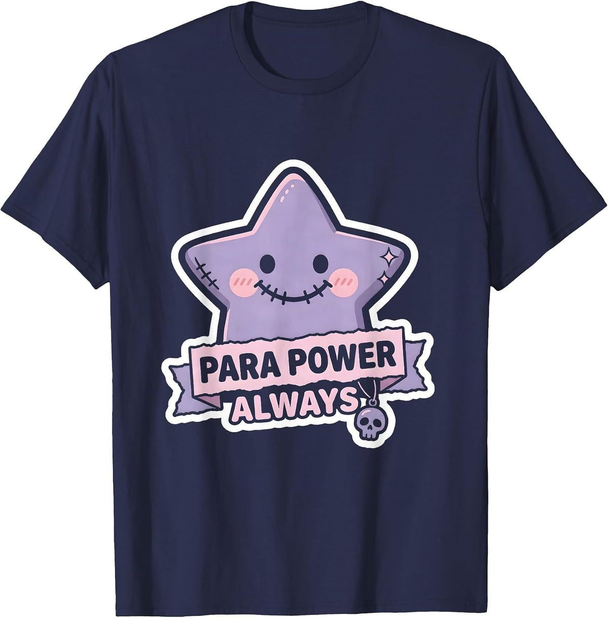 Para Power Always Paraprofessional Graphic Design T-Shirt - Navy Blue