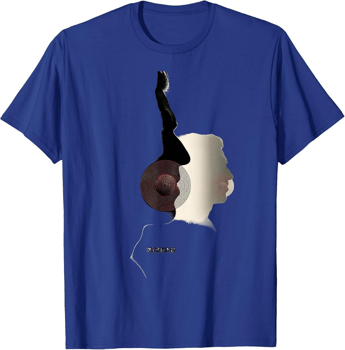 Standing By Funny Ham Radio Operator Hobbyist Humor T-Shirt - Royal Blue