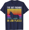 I've Got Friends in Low Places T-Shirt - Navy Blue