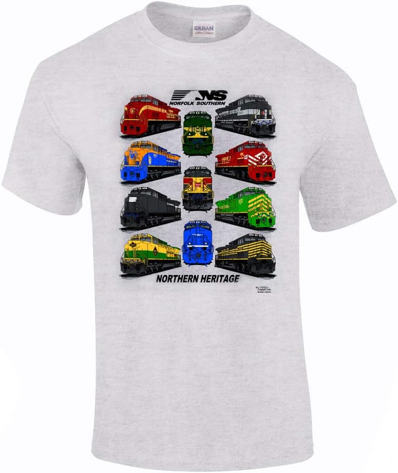 Daylight Sales Norfolk Southern Southern Heritage Authentic Railroad T-Shirt [28] - Ash Gray