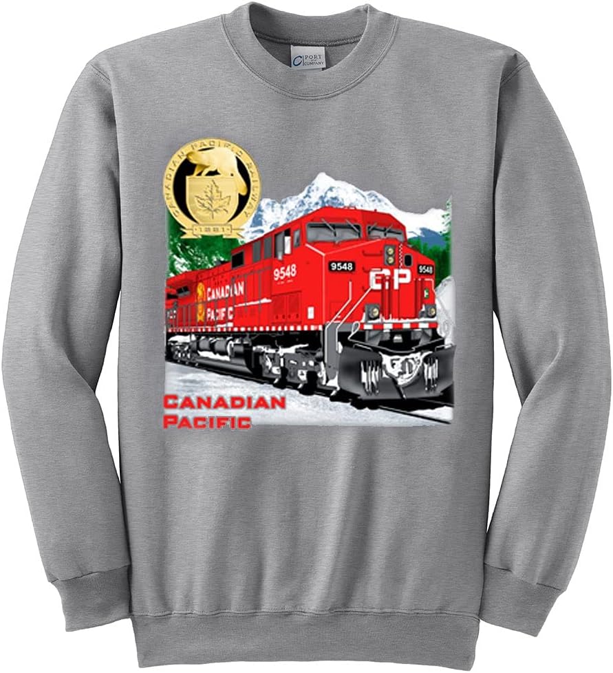 Daylight Sales Canadian Pacific AC4400CW Authentic Railroad Sweatshirt [74] - Adult Ash