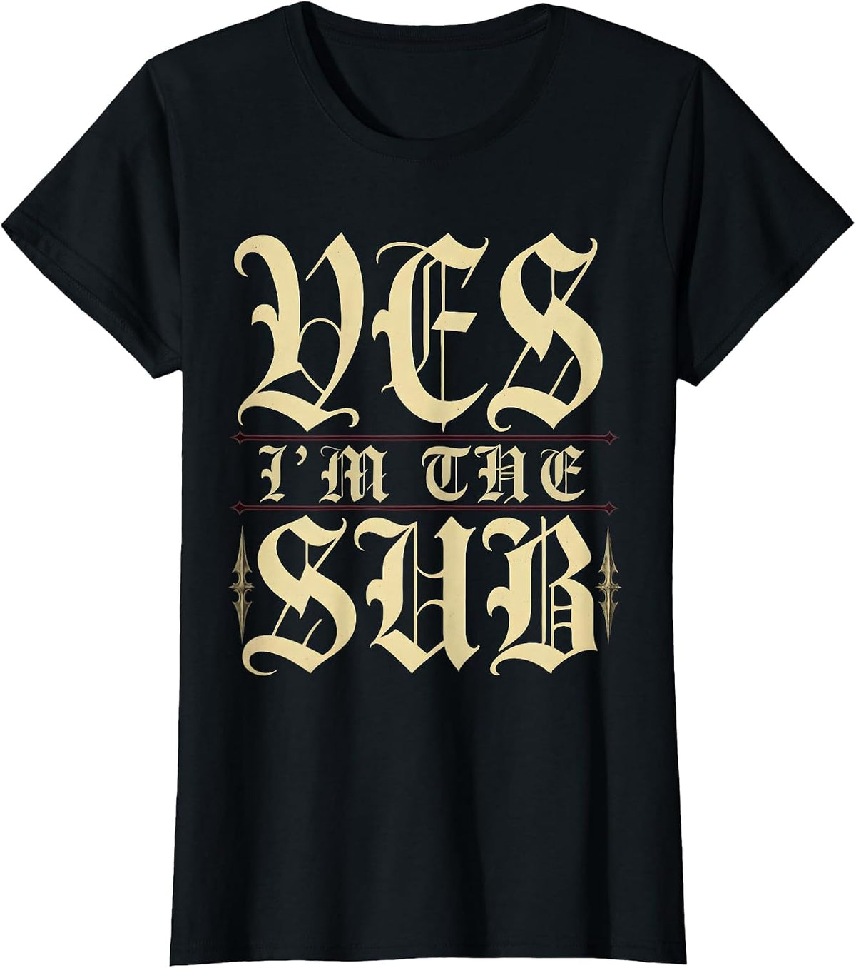 Yes I'm the Sub Substitute Teacher Design T-Shirt - Black