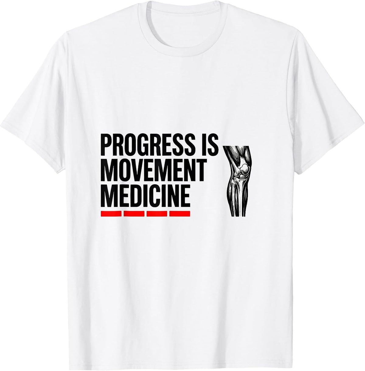 Men's Progress Is Movement Medicine Swiss International Physical T-Shirt - White