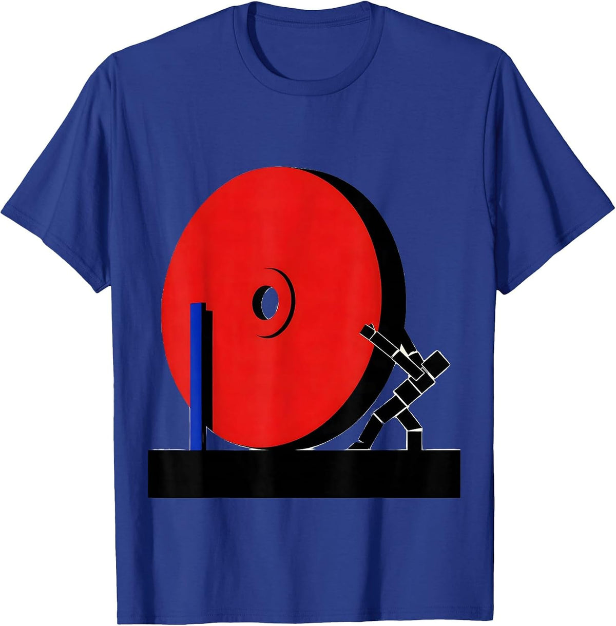 Tiny Lifter Big Plate Funny Gym Workout Meme T-Shirt - Royal Blue