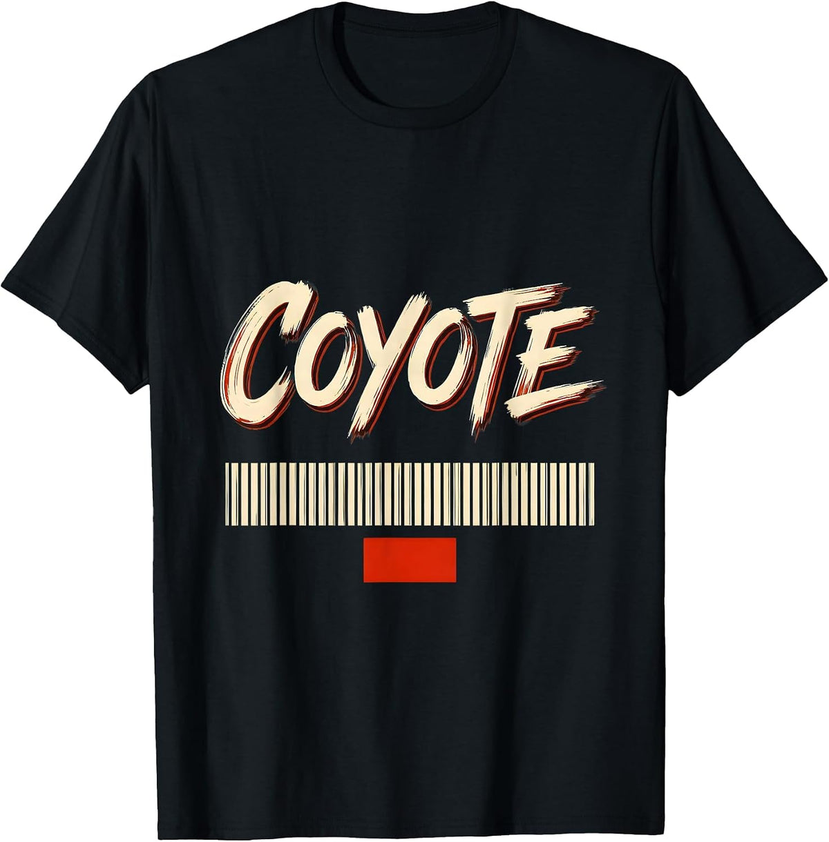 Men's COYOTE Funny Vintage Retro Coyote V8 Engine Gearheads T-Shirt - Black