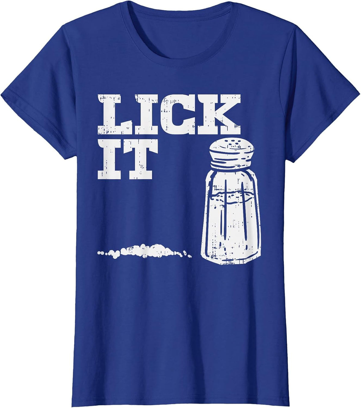 Lick It Salt Matching Group Cinco De Mayo Drinking Team T-Shirt - Royal Blue