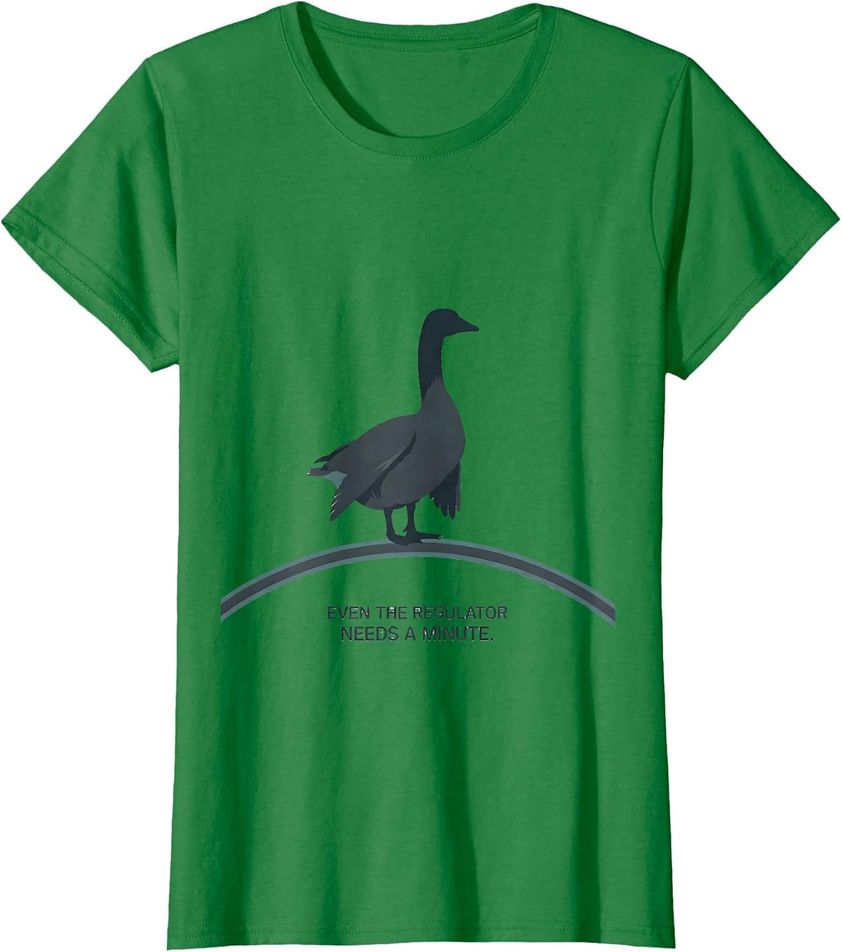 Even The Regulator Needs A Minute Funny Mental Health T-Shirt - Kelly Green