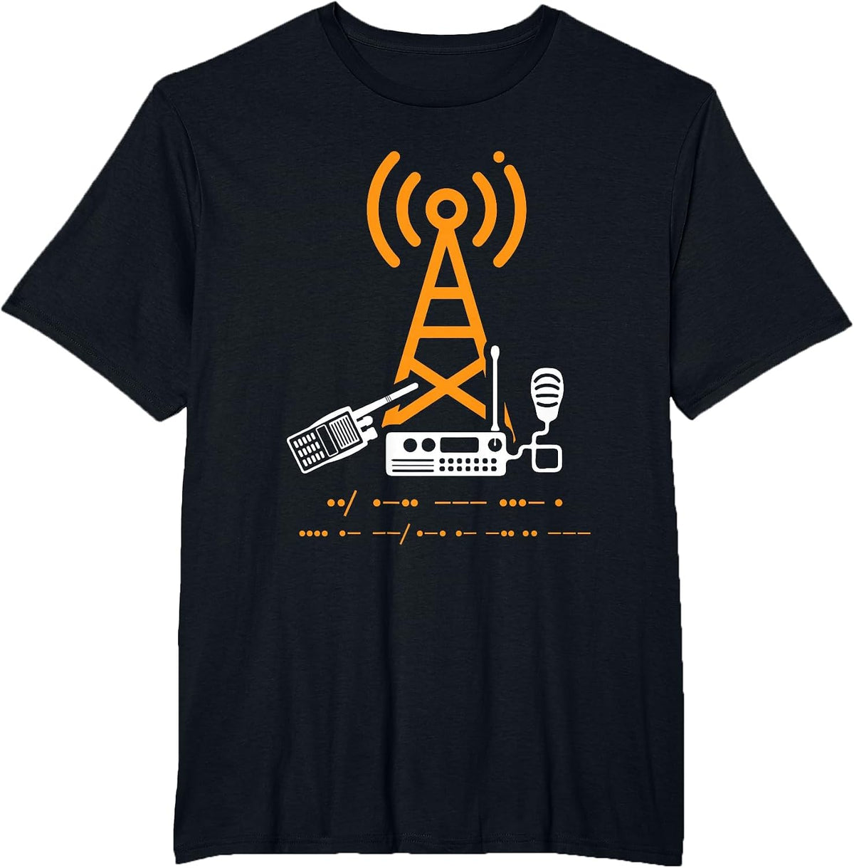 Morse Code Ham Radio - Ham Radio Operator T-Shirt - Black