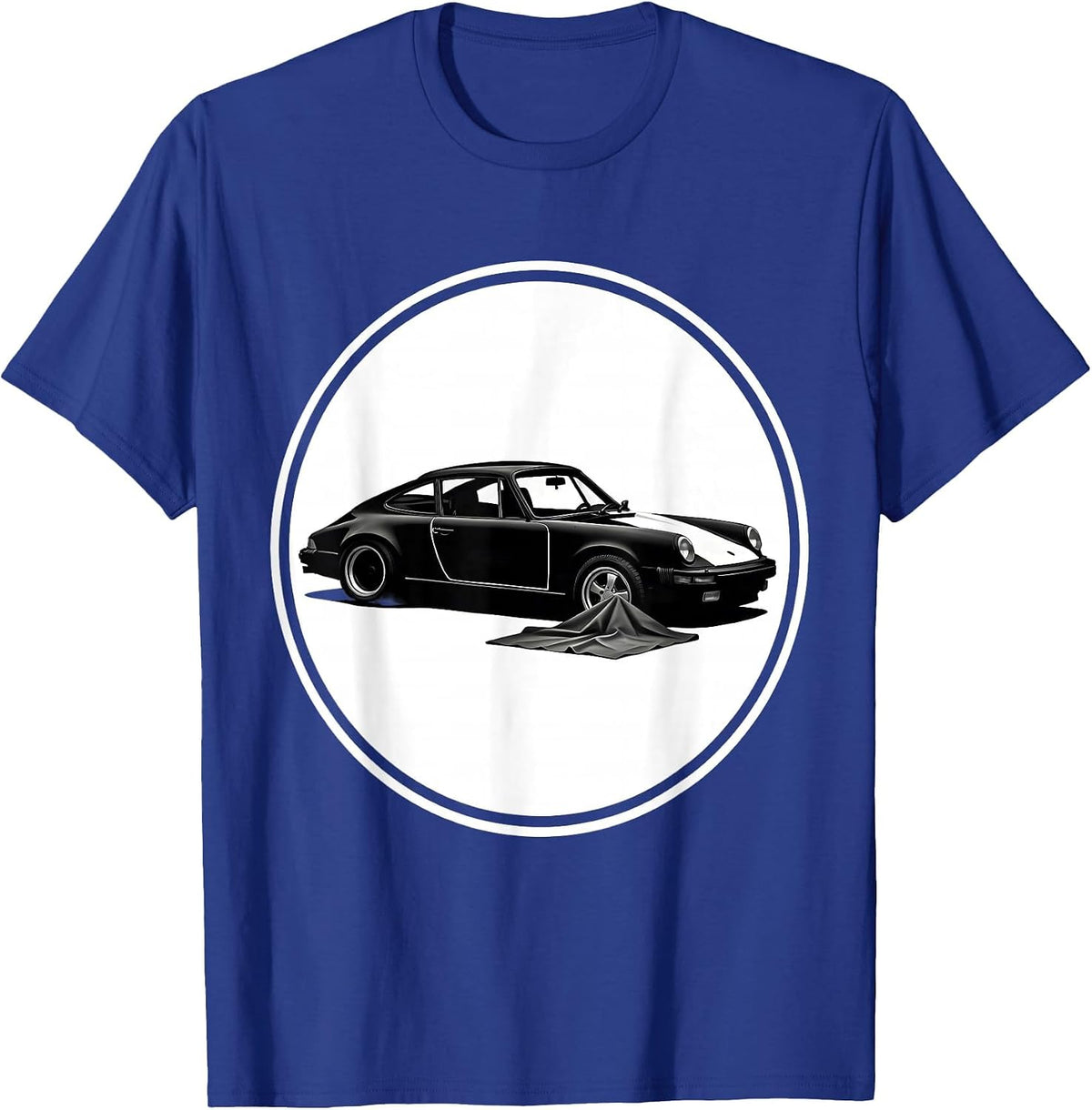 Sealed Classic Coupe Spare Time Car Guy Humor T-Shirt - Royal Blue