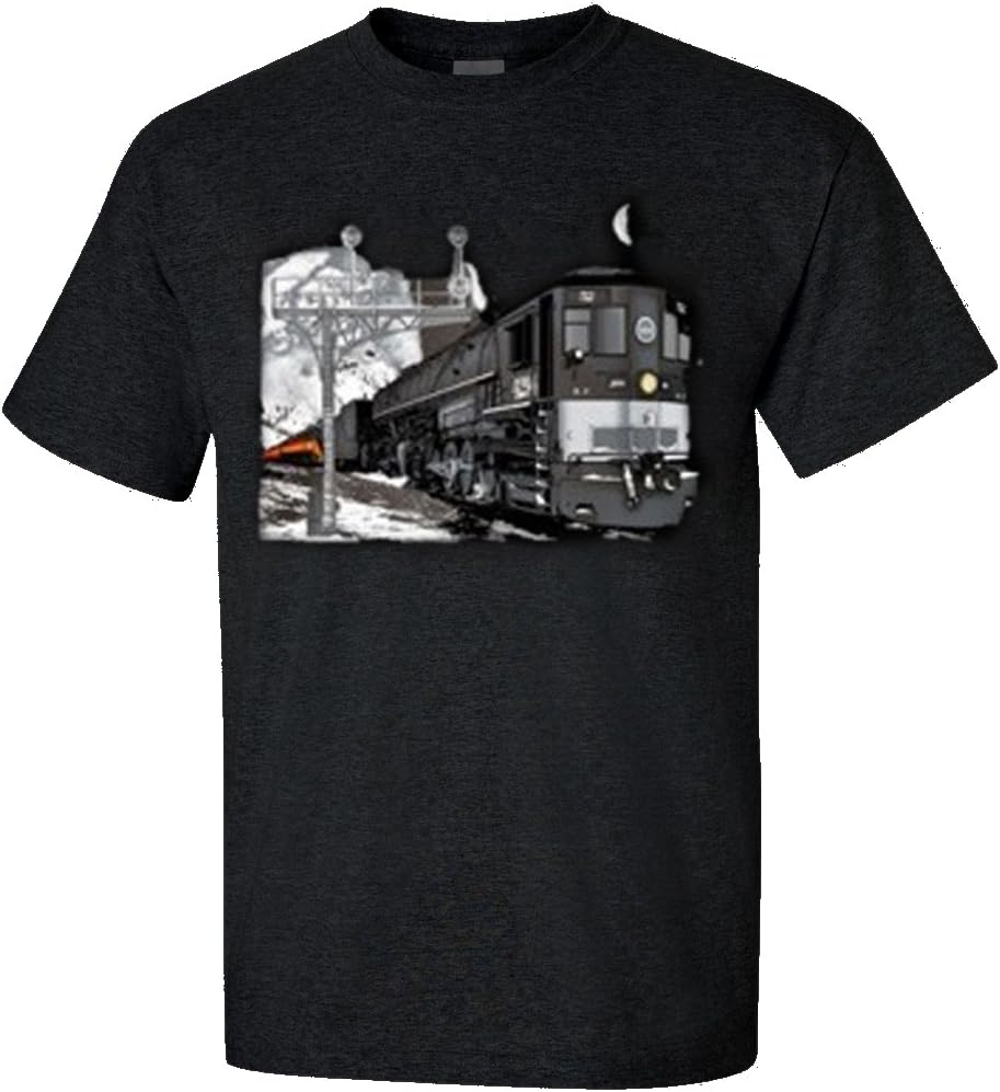 Daylight Sales Southern Pacific Cab Forward Doubleheader Authentic Railroad T-Shirt [52] - Kids Black