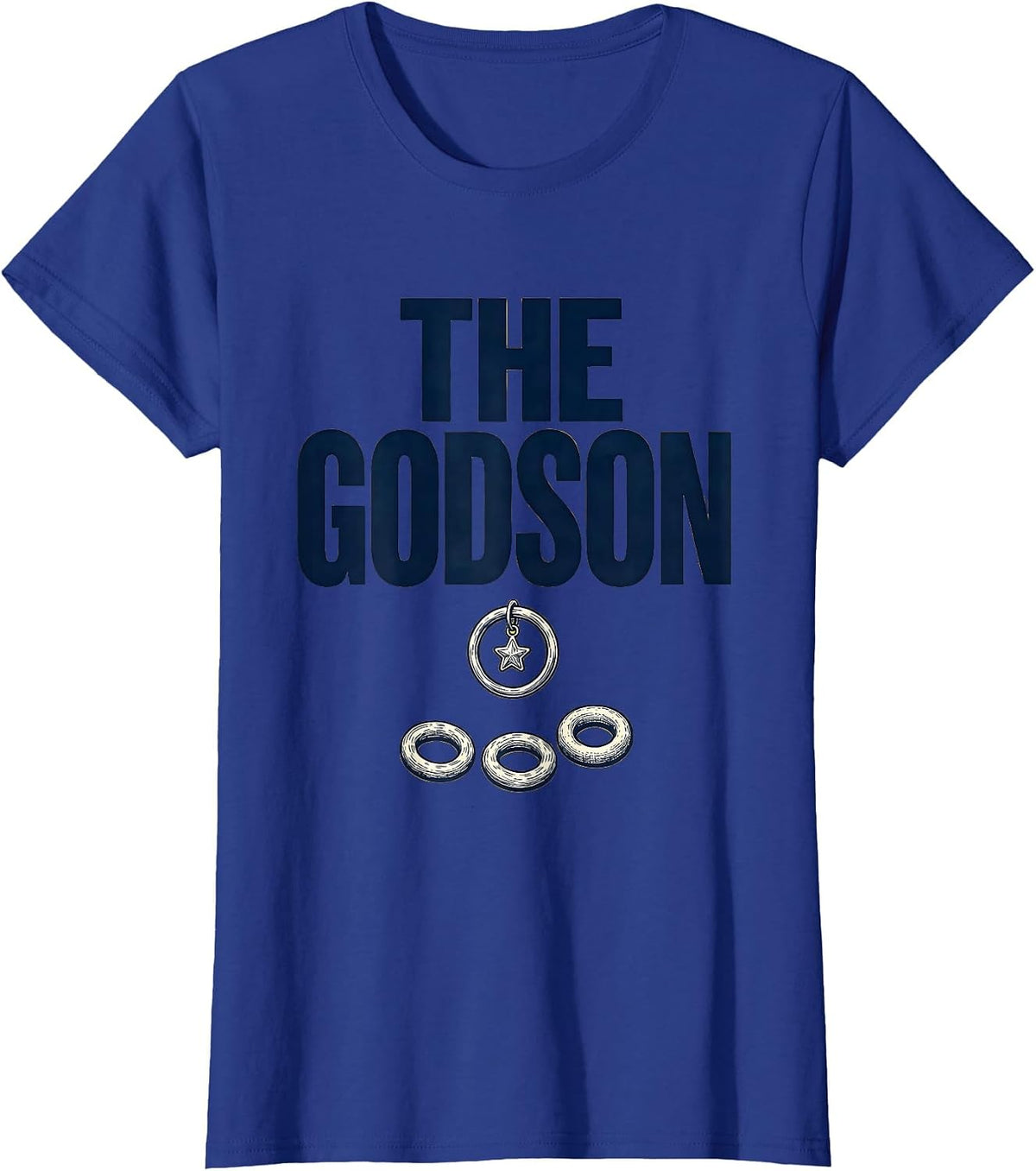 Women's The Godson Funny Godchild Godmother Gift Baby Shower T-Shirt - Royal Blue