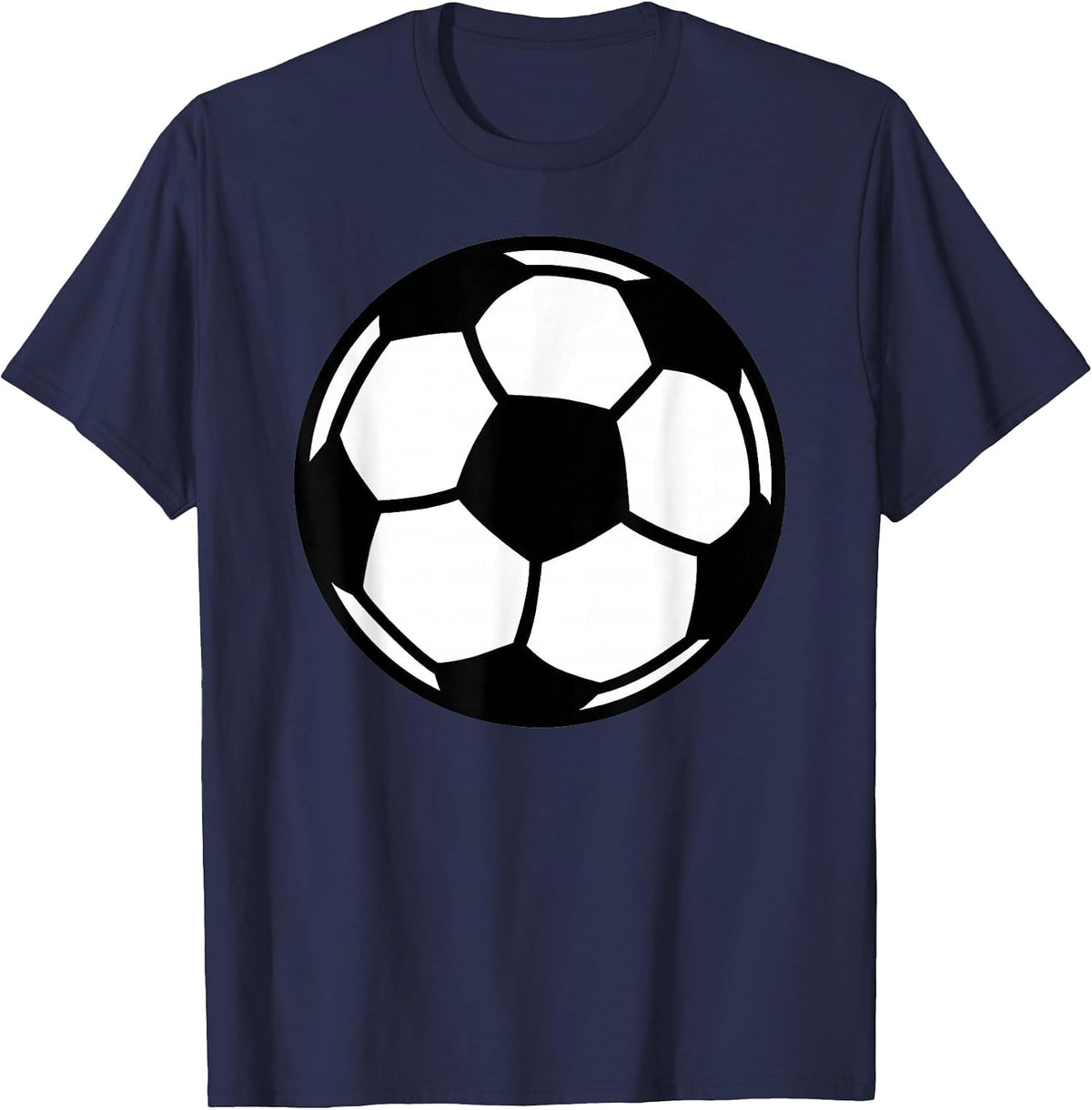 Soccer Ball T-Shirt - Navy Blue