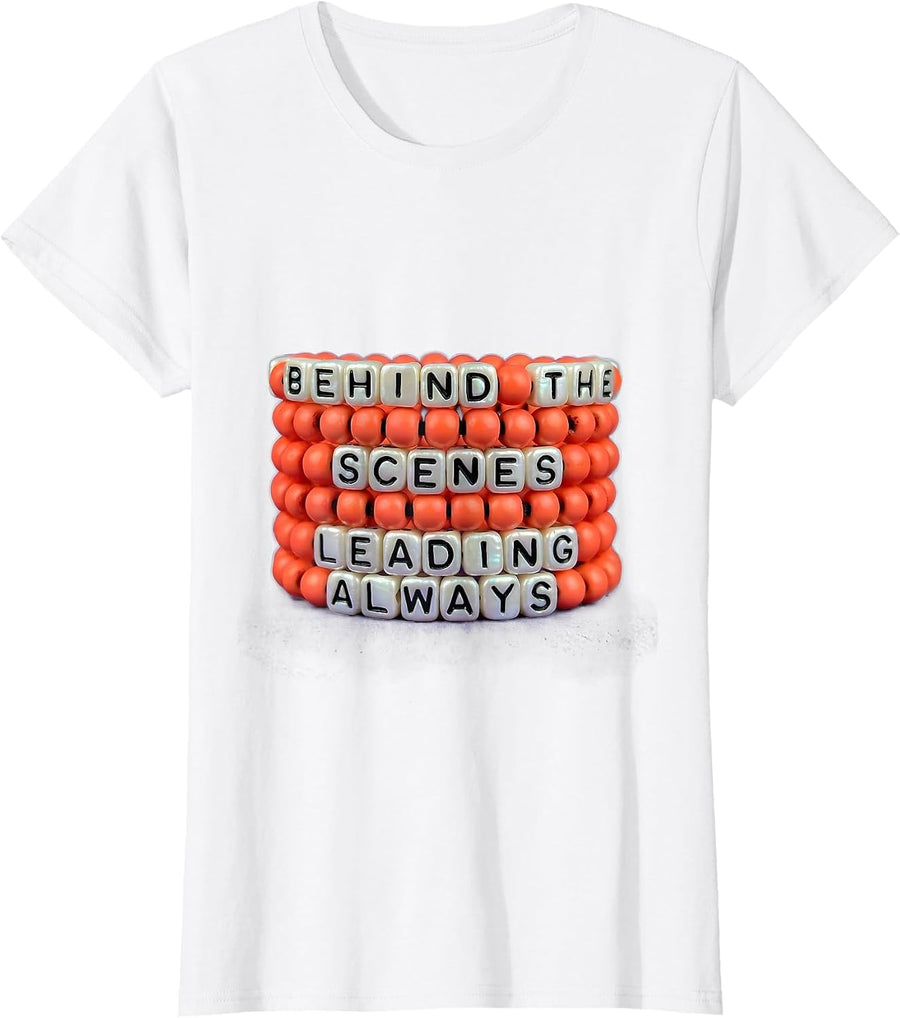 Women's Behind the Scenes Leading Always Paraprofessional T-Shirt - White