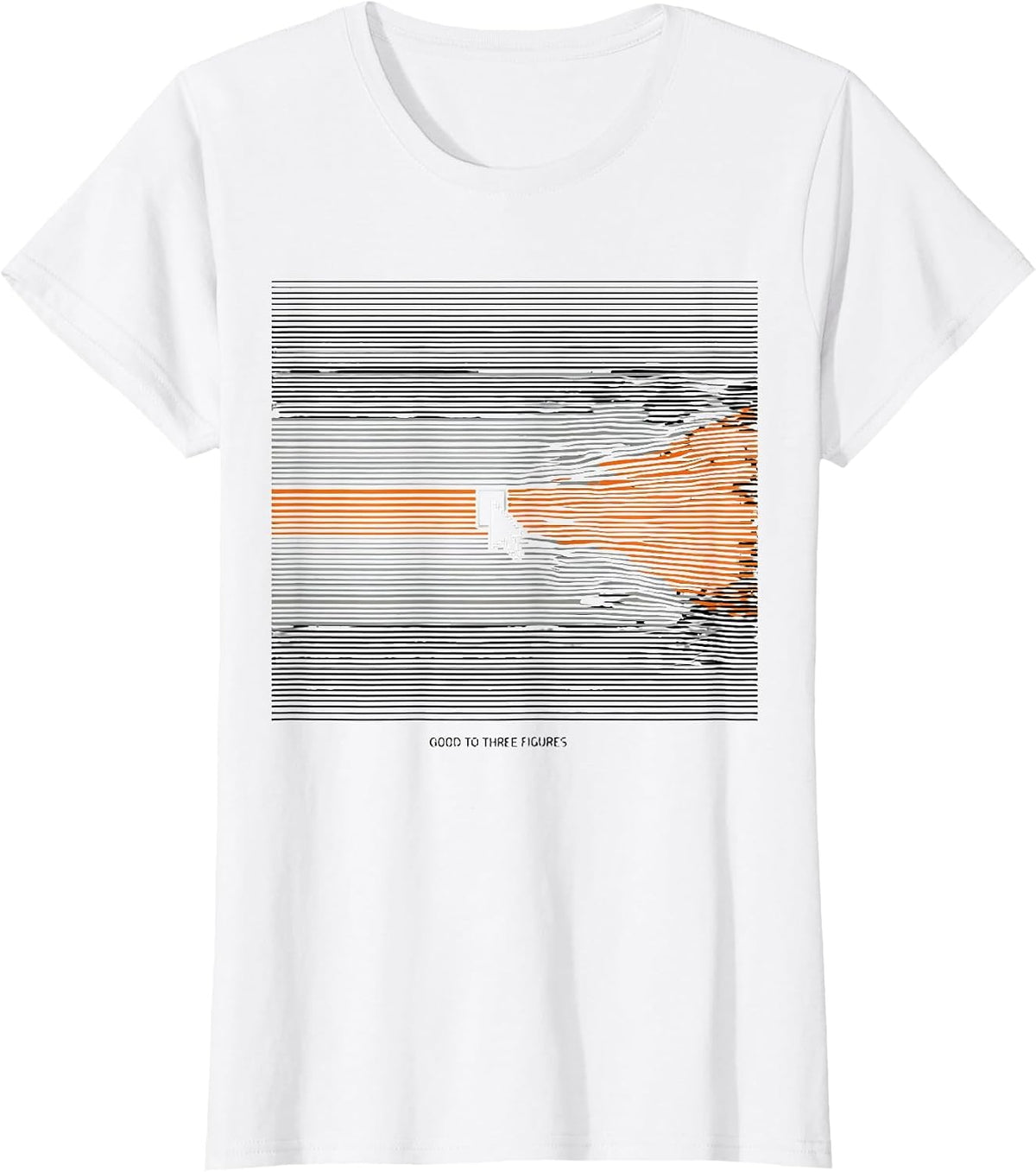Women's Good To Three Figures Classically Trained Analog Tech T-Shirt - White