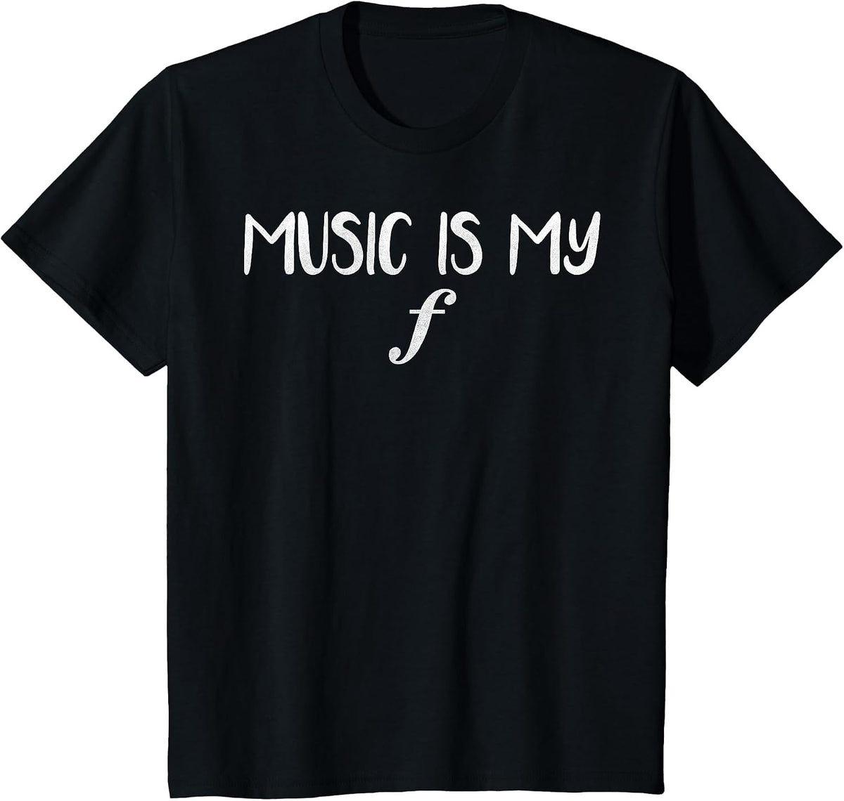 Funny Music is My Forte T-Shirt - Black