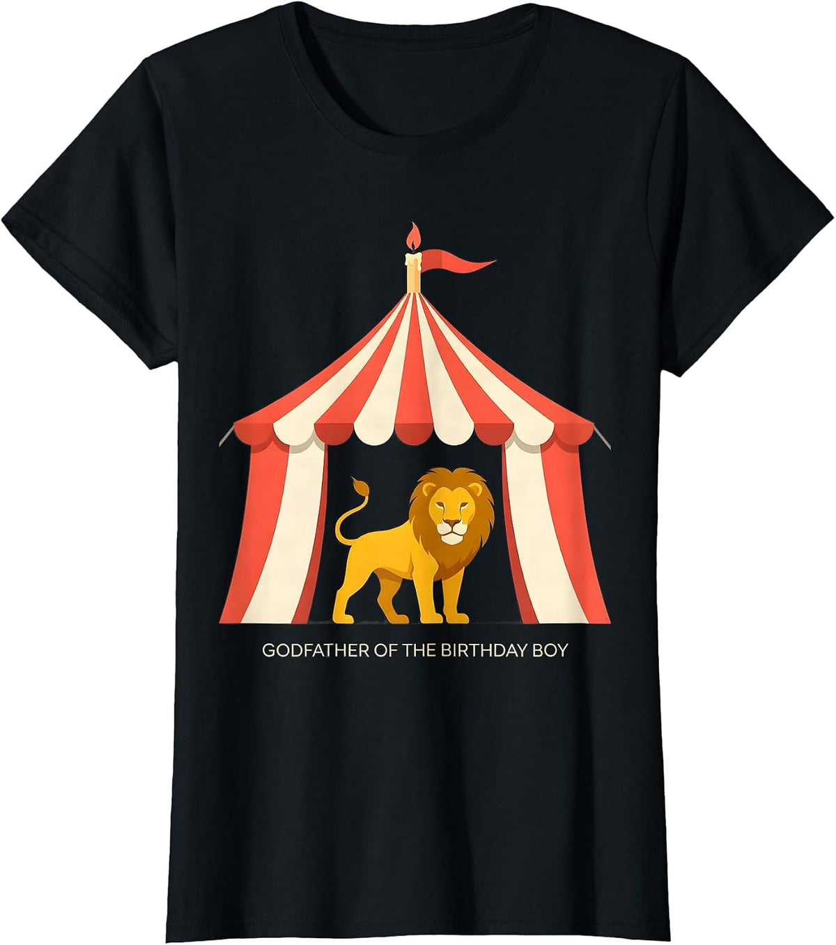 Women's Godfather Of The Birthday Boy Carnival Circus 1st Birthday T-Shirt - Black
