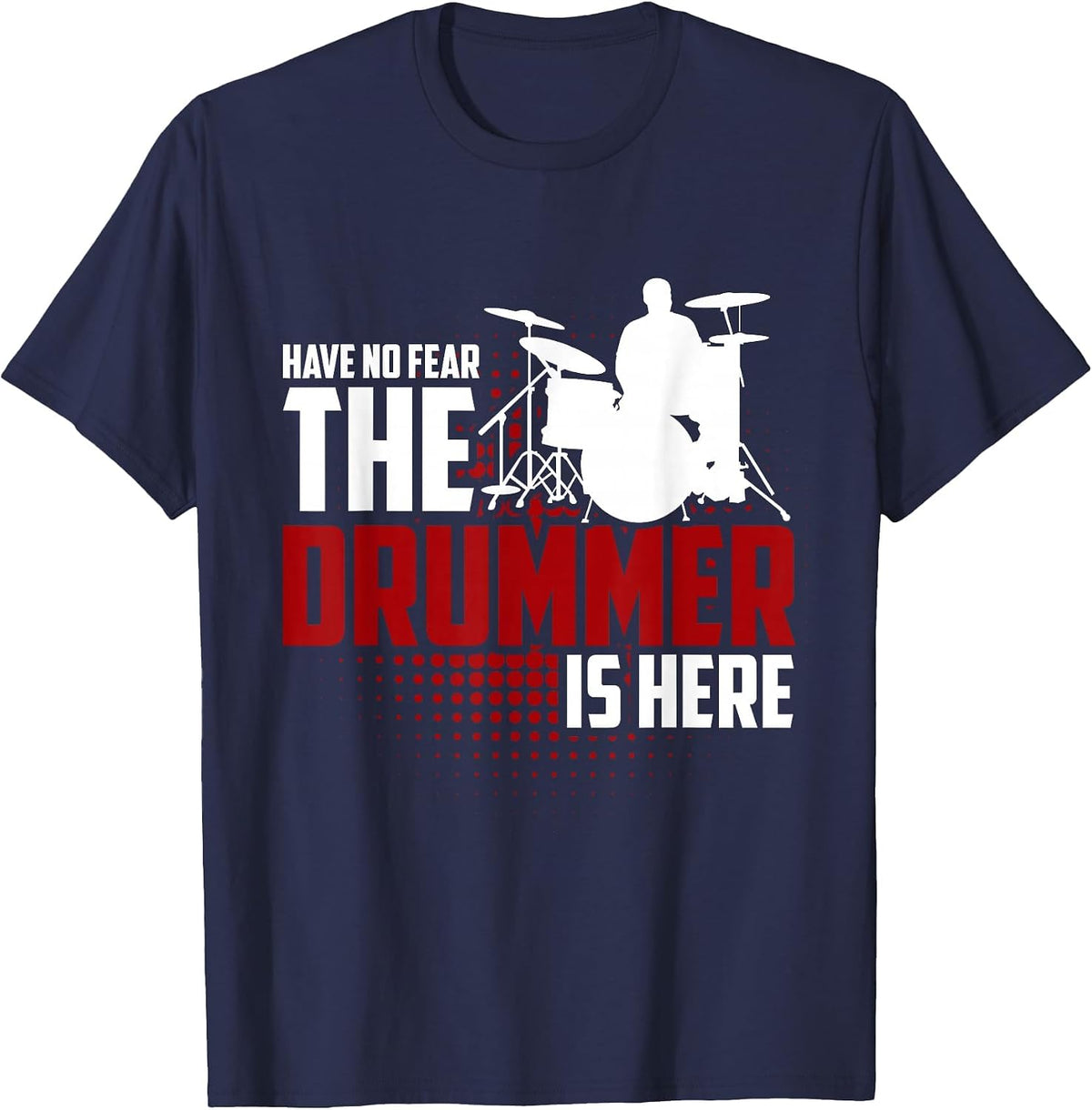 Drums T-Shirt - Navy Blue
