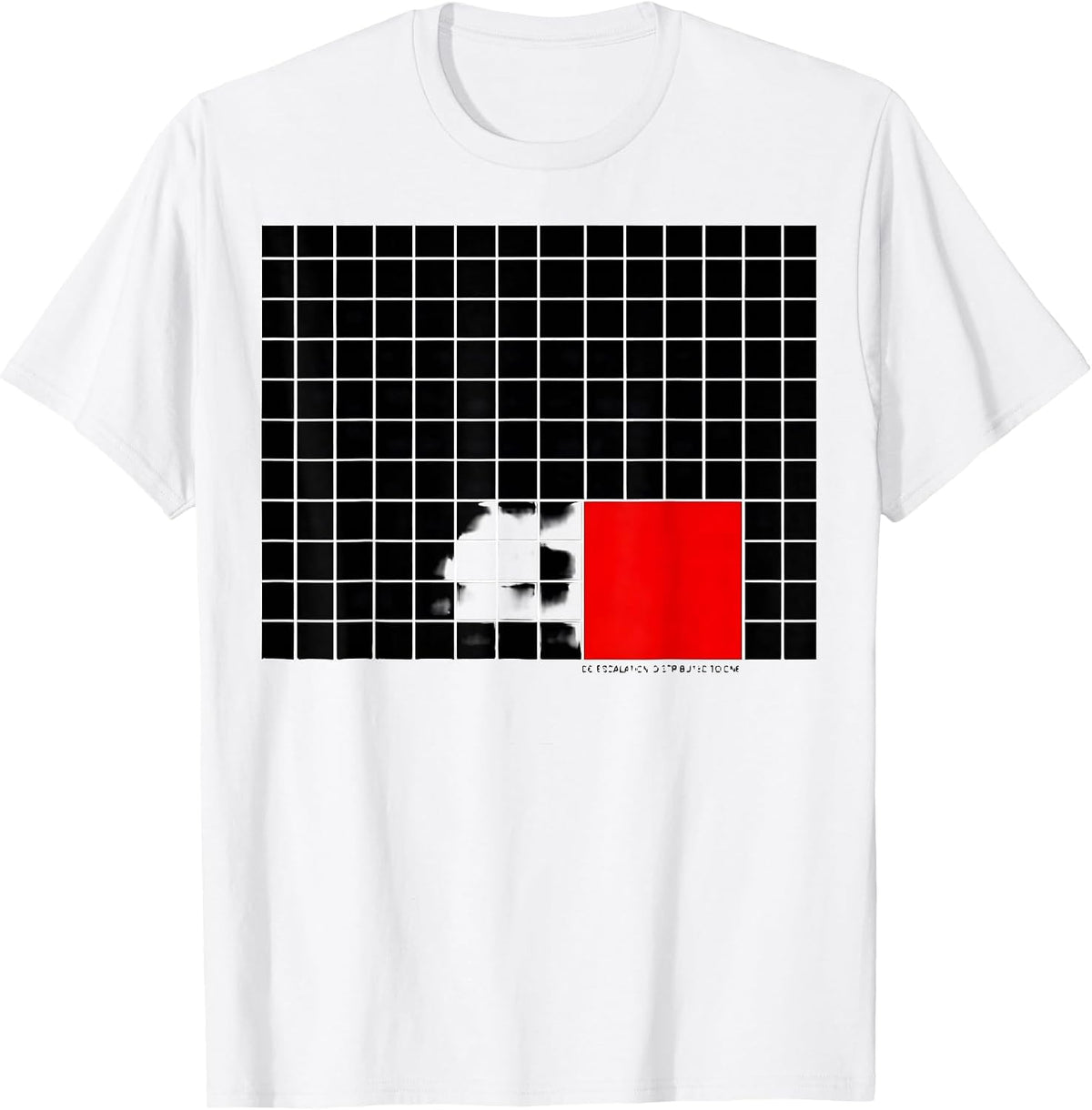 Men's De-Escalation: Distributed To One Funny Mental Health T-Shirt - White