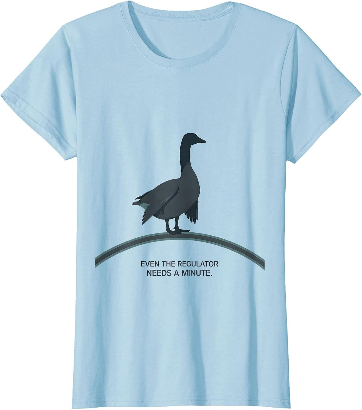 Even The Regulator Needs A Minute Funny Mental Health T-Shirt - Baby Blue