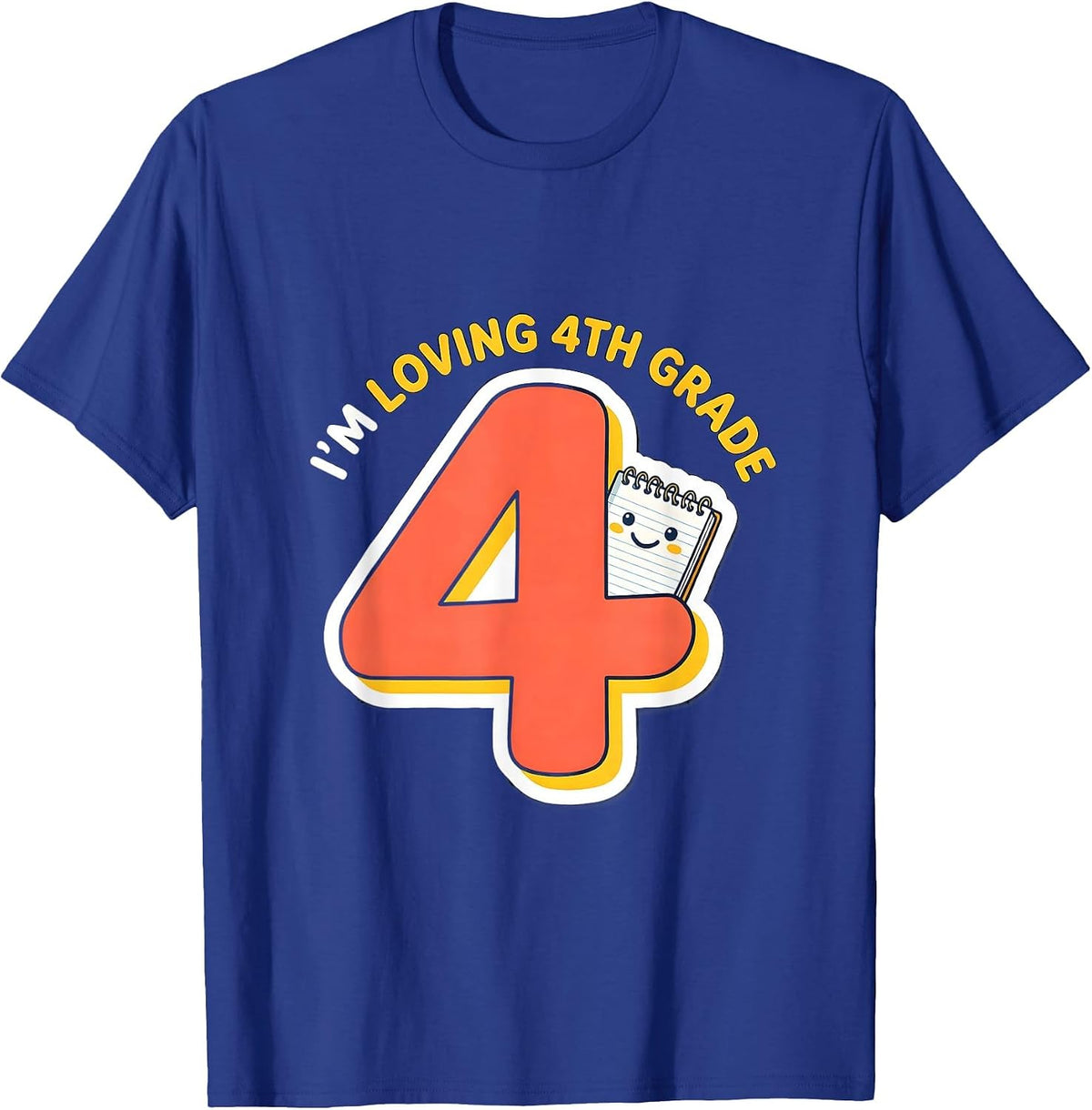 Men's I’m Loving 4th Grade Funny Back to School Kids Teacher First T-Shirt - Royal Blue