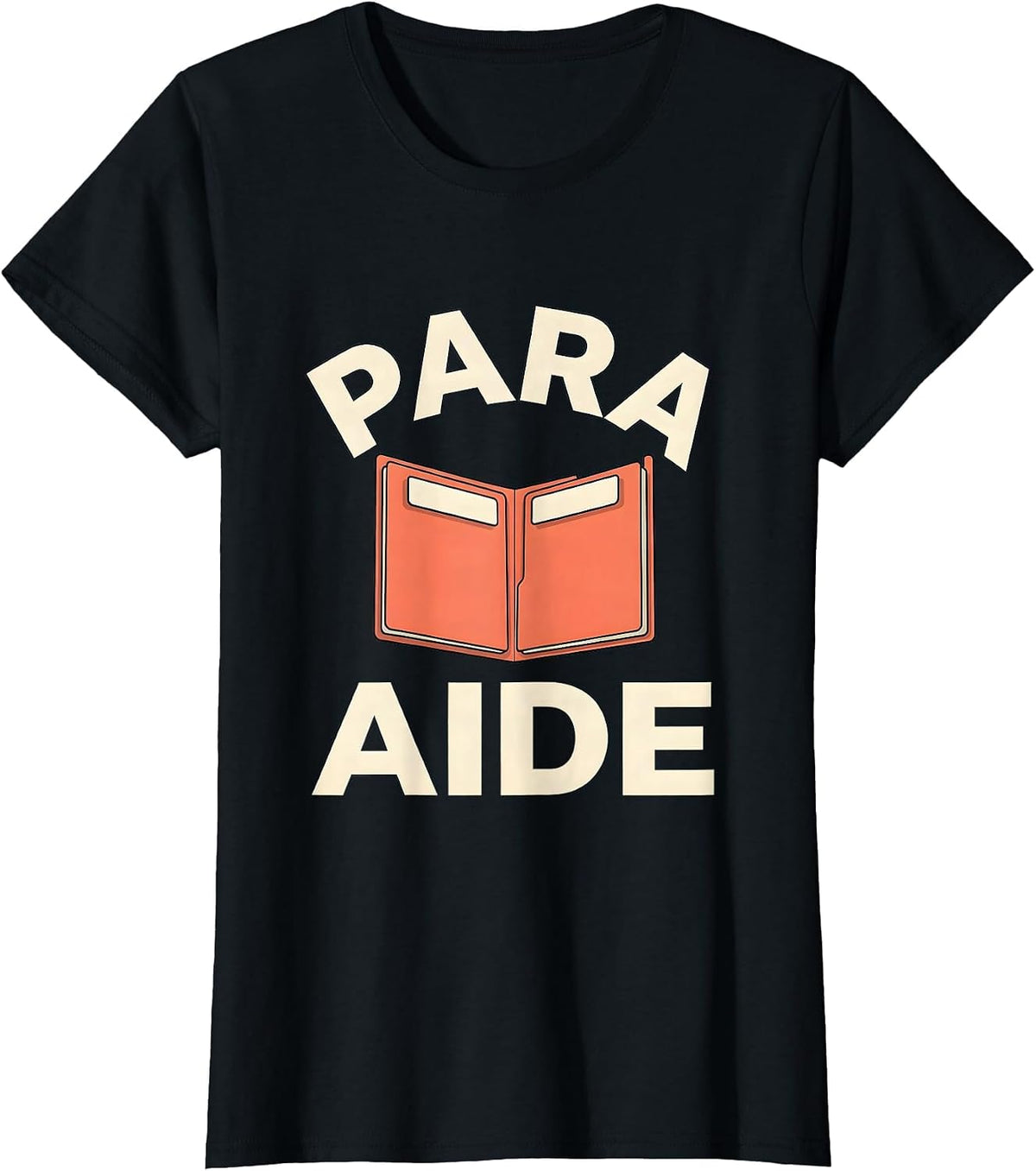 Women's Para Aide Funny Paraprofessional Paraeducator Teacher T-Shirt - Black