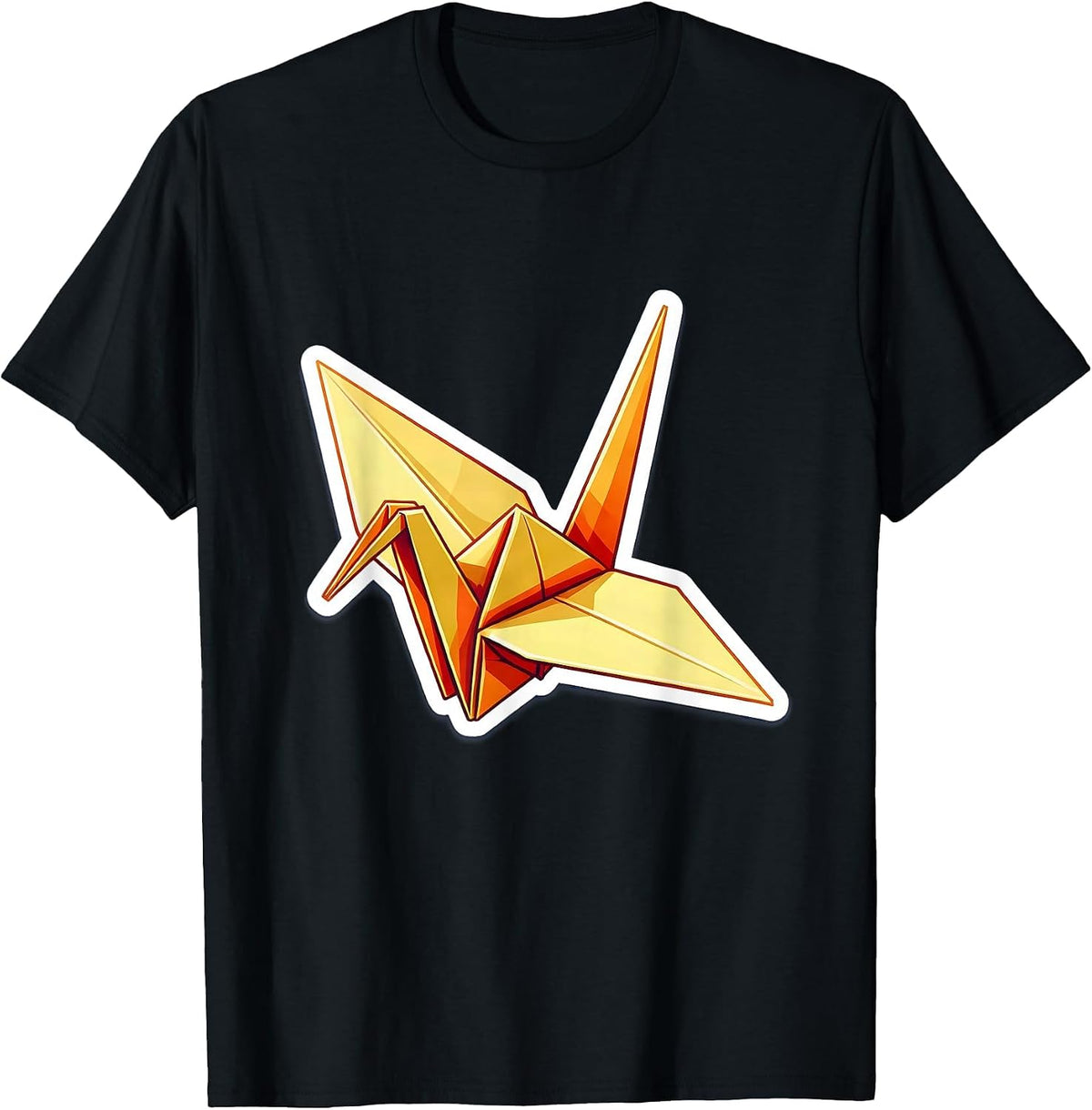Men's Detention Slip Paper Crane Substitute Teacher T-Shirt - Black