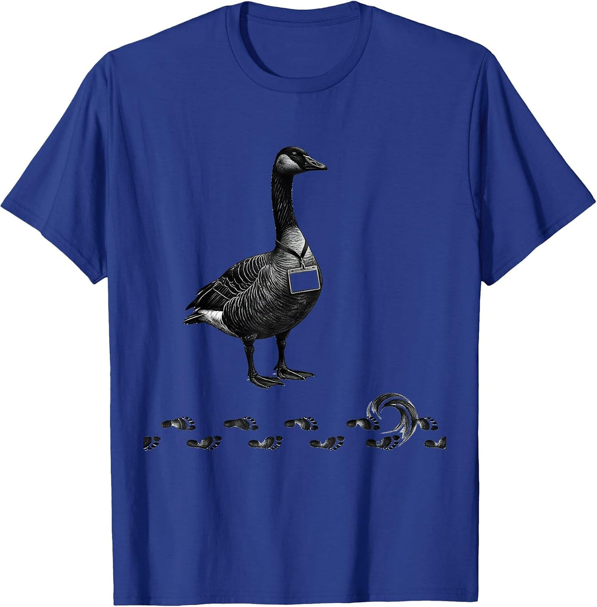 Men's Goose Paraprofessional Workplace Humor Teacher Appreciation T-Shirt - Royal Blue