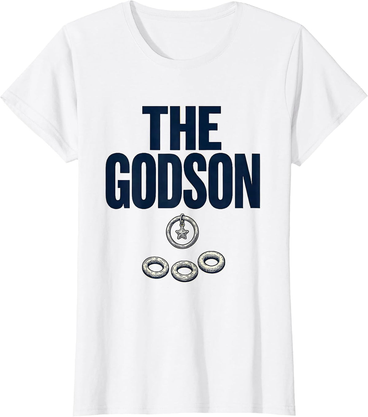 Women's The Godson Funny Godchild Godmother Gift Baby Shower T-Shirt - White