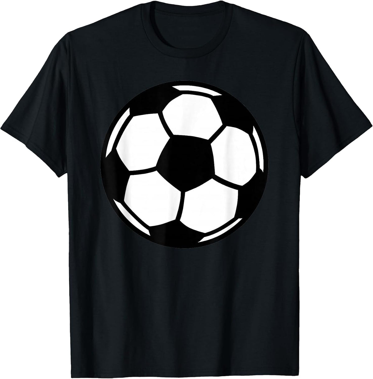Soccer Ball T-Shirt - Black