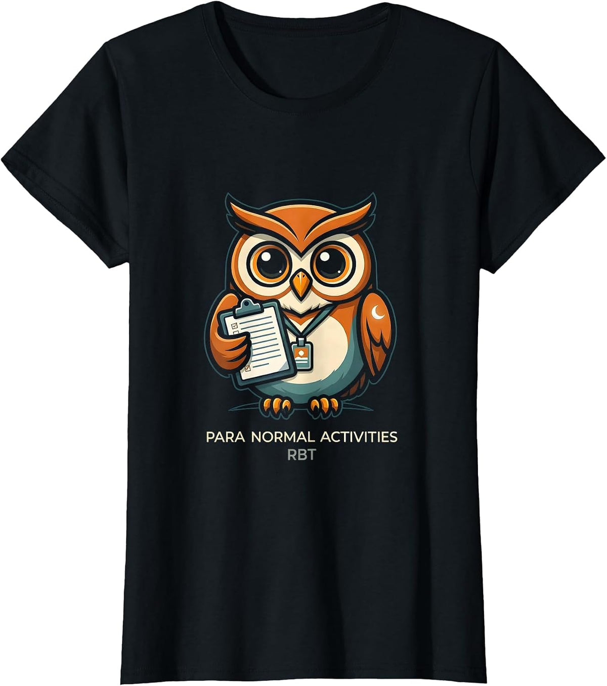 Para Normal Activities RBT Funny Paraprofessional Halloween T-Shirt - Black