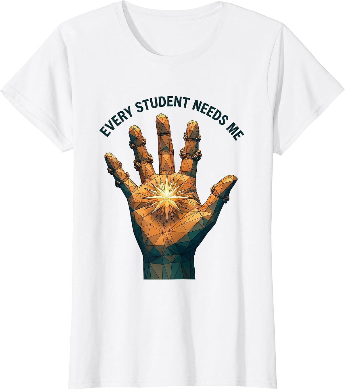 Women's Every Student Needs Me Paraprofessional Design T-Shirt - White