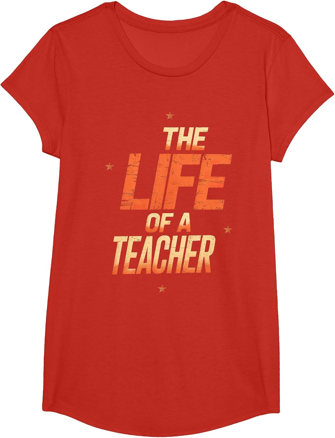 The Life of A Teacher T-Shirt - Girls Red
