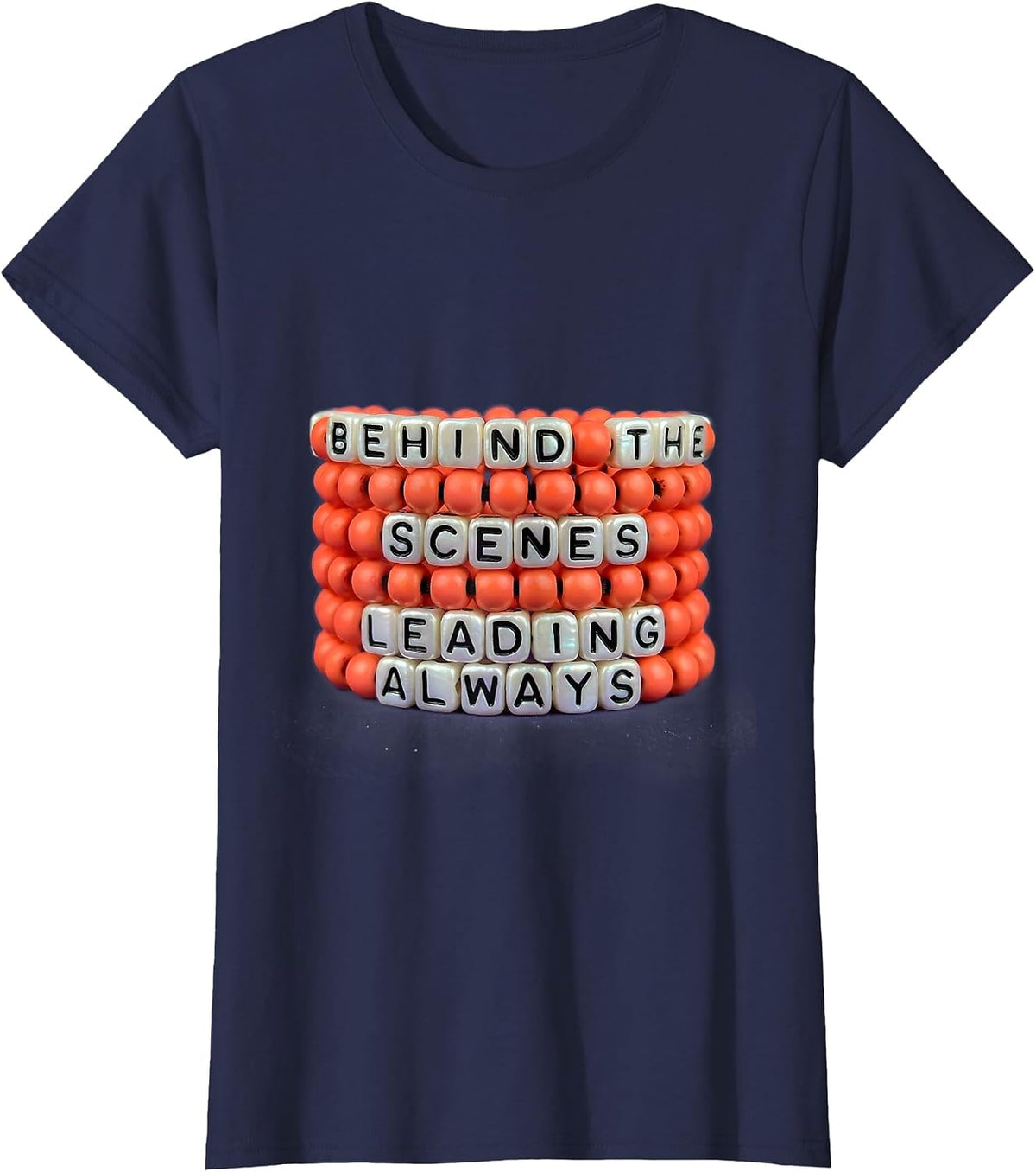 Women's Behind the Scenes Leading Always Paraprofessional T-Shirt - Navy Blue