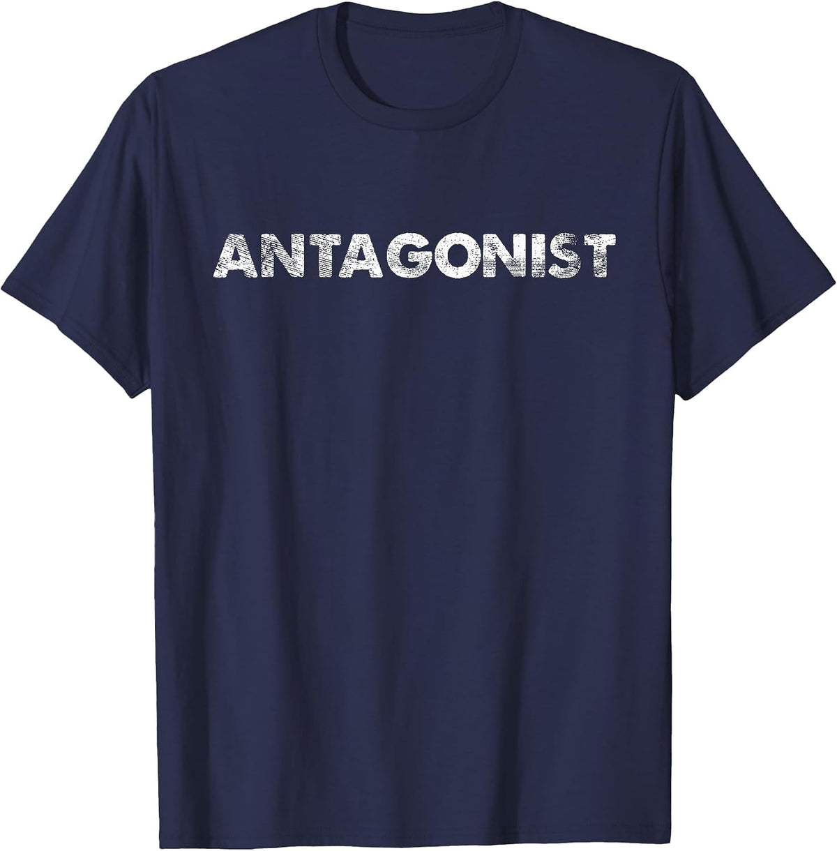 Antagonist Protagonist Matching Couple Shirts T-Shirt - Navy Blue