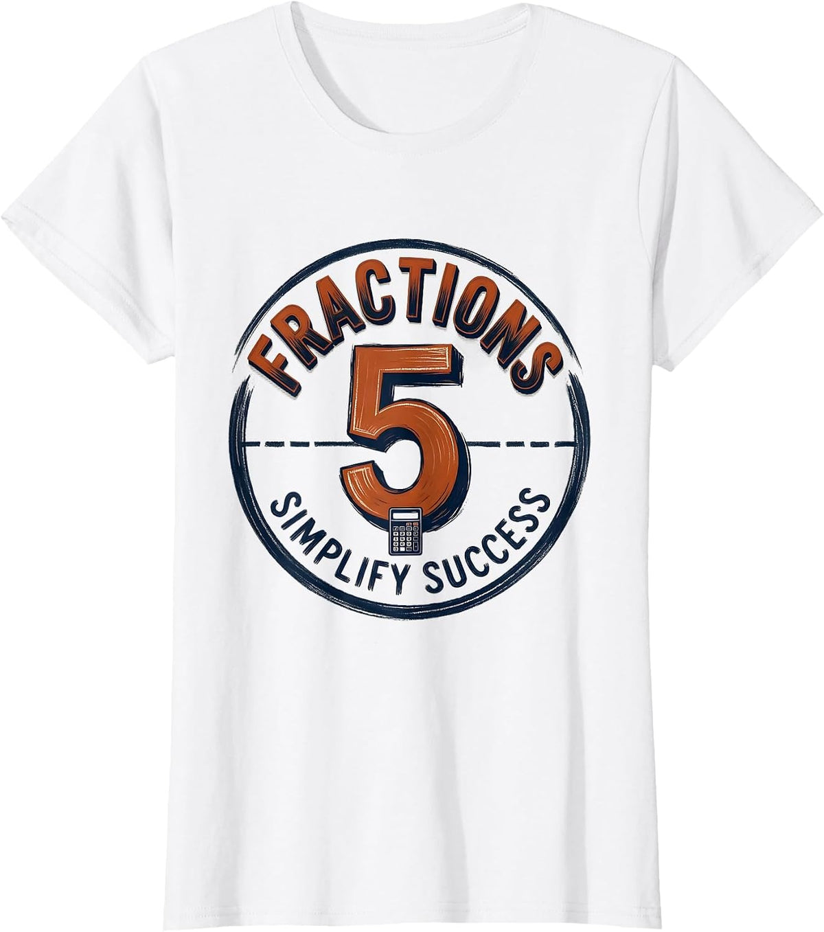 Fractions Simplify Success Funny 5th Grade Teacher Back To T-Shirt - White
