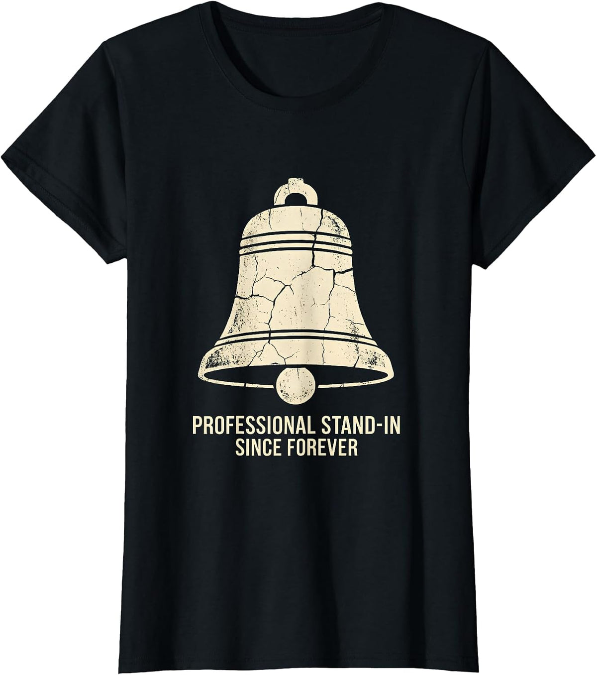 Substitute Teacher Professional Stand-In Design T-Shirt - Black