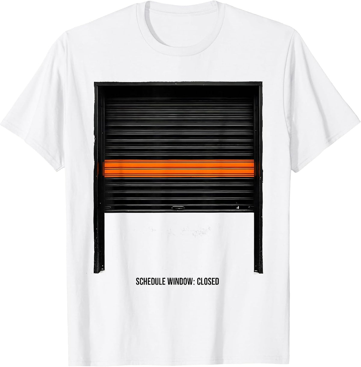 Men's Schedule Window: Closed Groovy School Counselor Retro Humor T-Shirt - White
