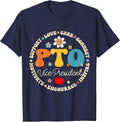 PTO Vice President Back to School Matching Parent Teacher T-Shirt - Navy Blue