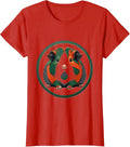Women's Guinea Pig Christmas Pet Lover Whimsical Holiday T-Shirt - Red