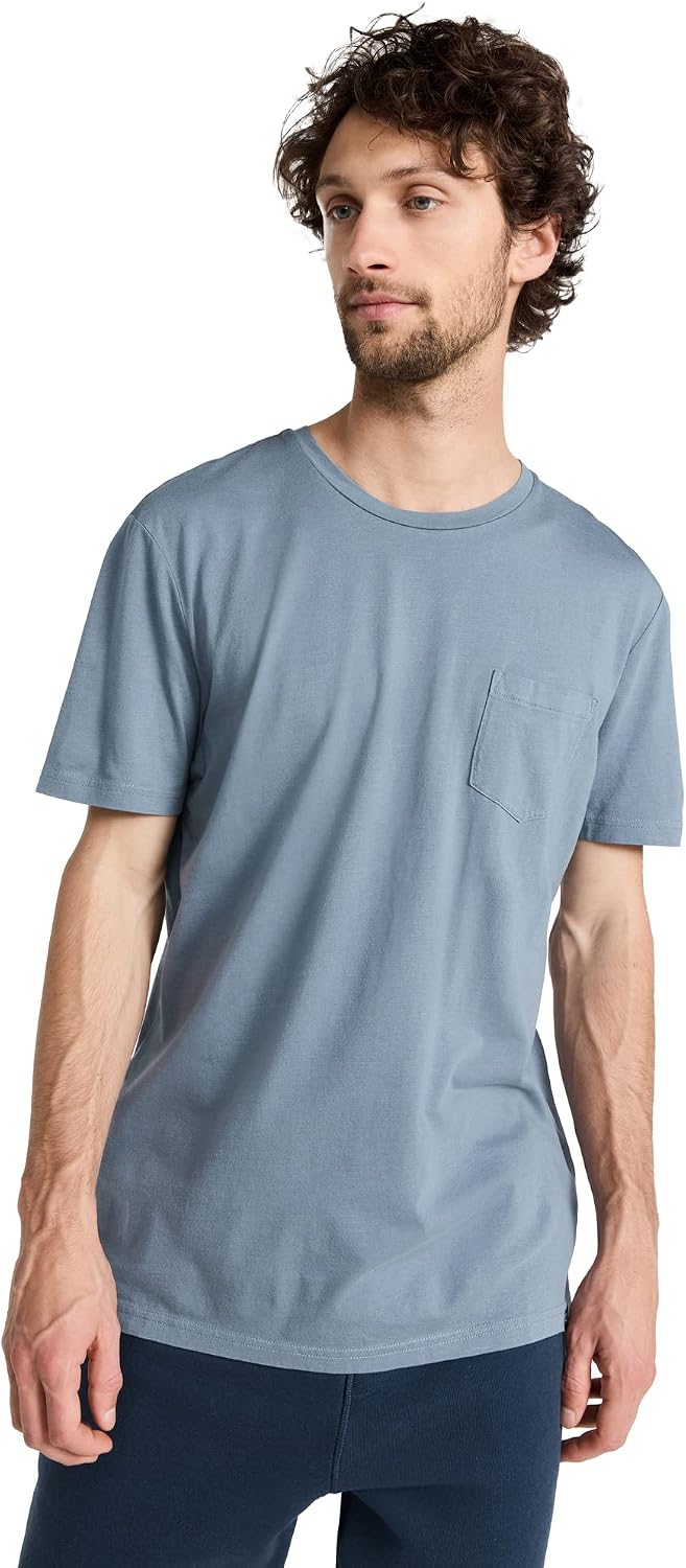 Rails Men's Johnny Pocket Tee - Steel