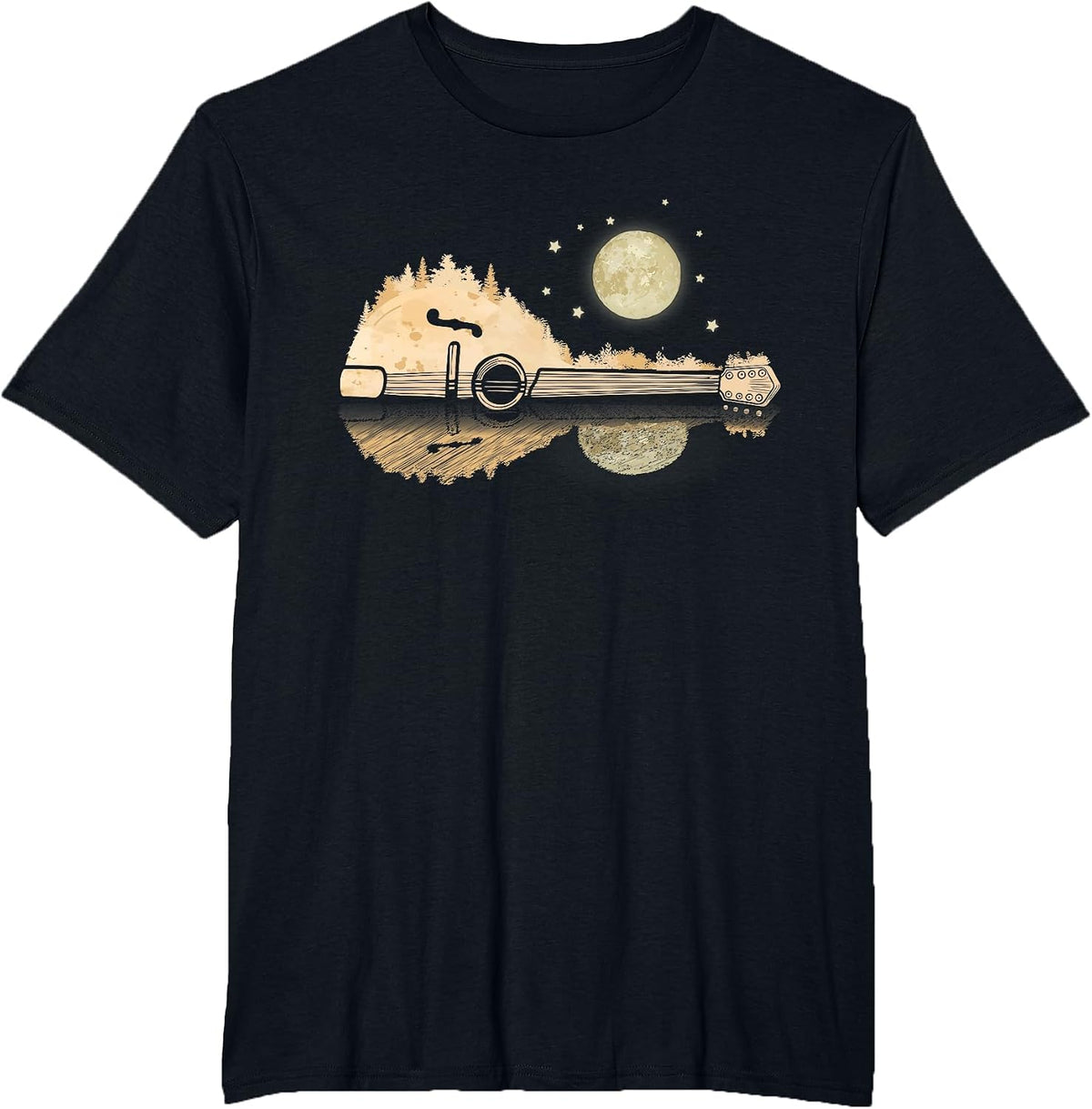 Mandolin Player Country Music Lover Bluegrass Mandolin T-Shirt - Black